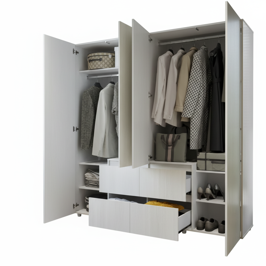 Ropero de melamina - BURDEO