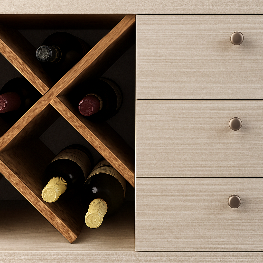 Mueble Bar en Melamina - CAVA FAMUZE