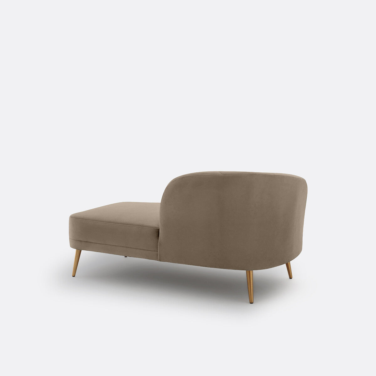 Chaise longue Marron grisaceo - GOIA