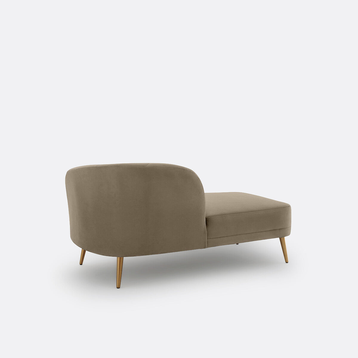 Chaise longue Marron grisaceo - GOIA