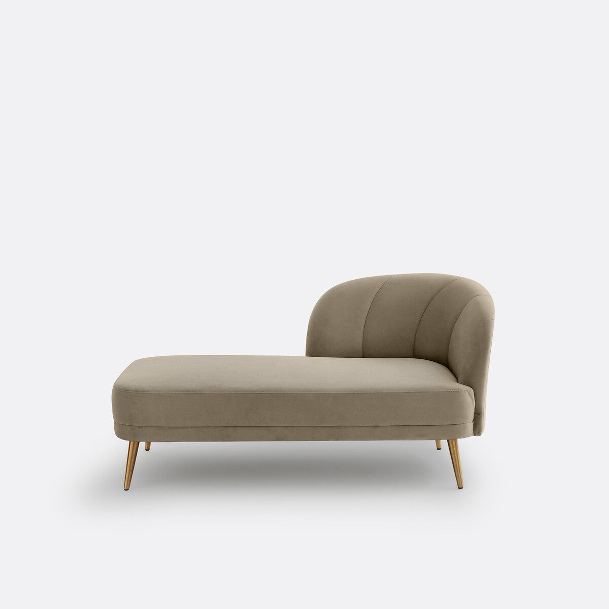 Chaise longue Marron grisaceo - GOIA