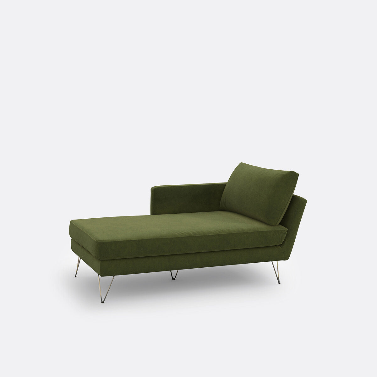 Chaise longue Verde aceituna - GREYJOY