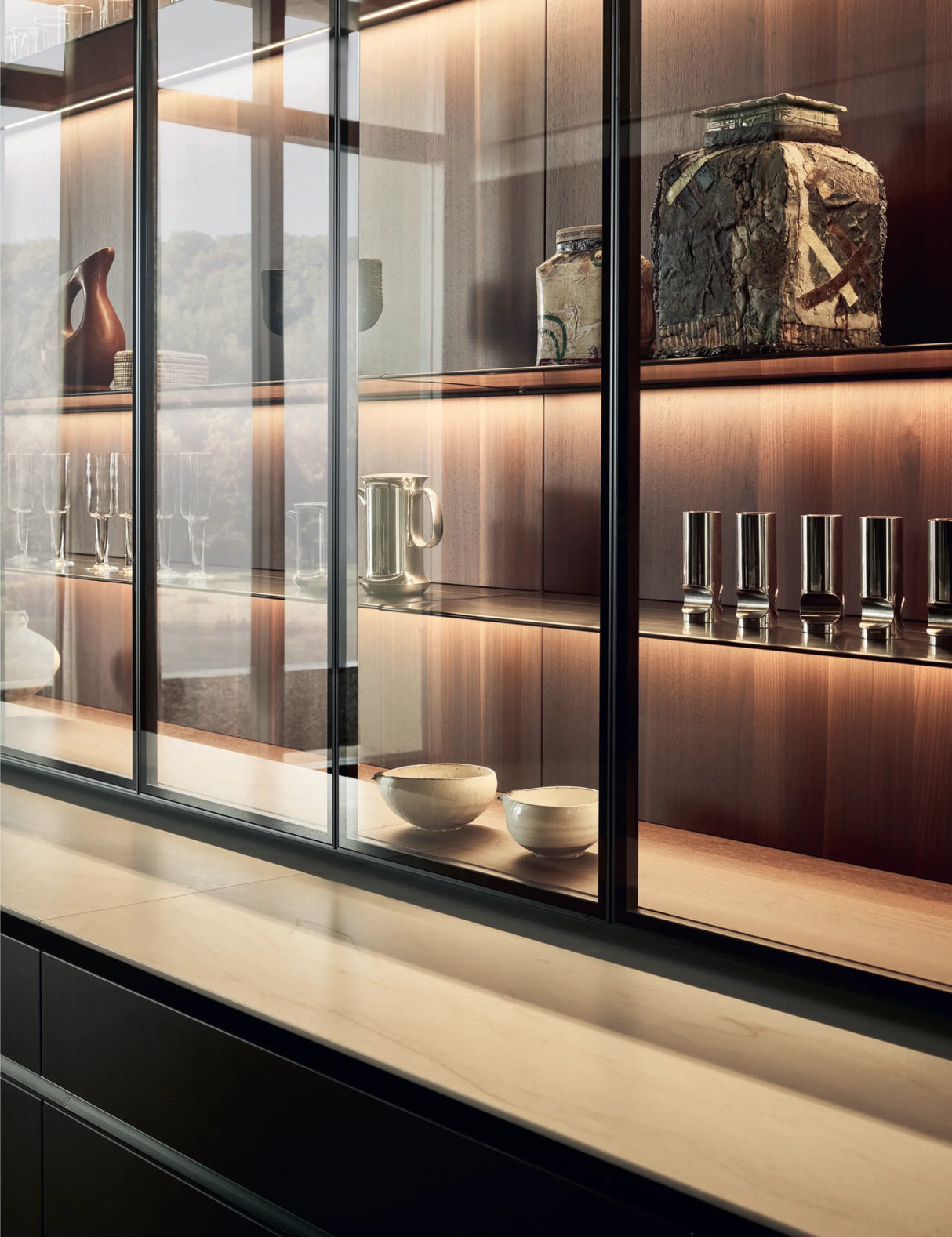 Cocina de melamina para hotel-PIANI