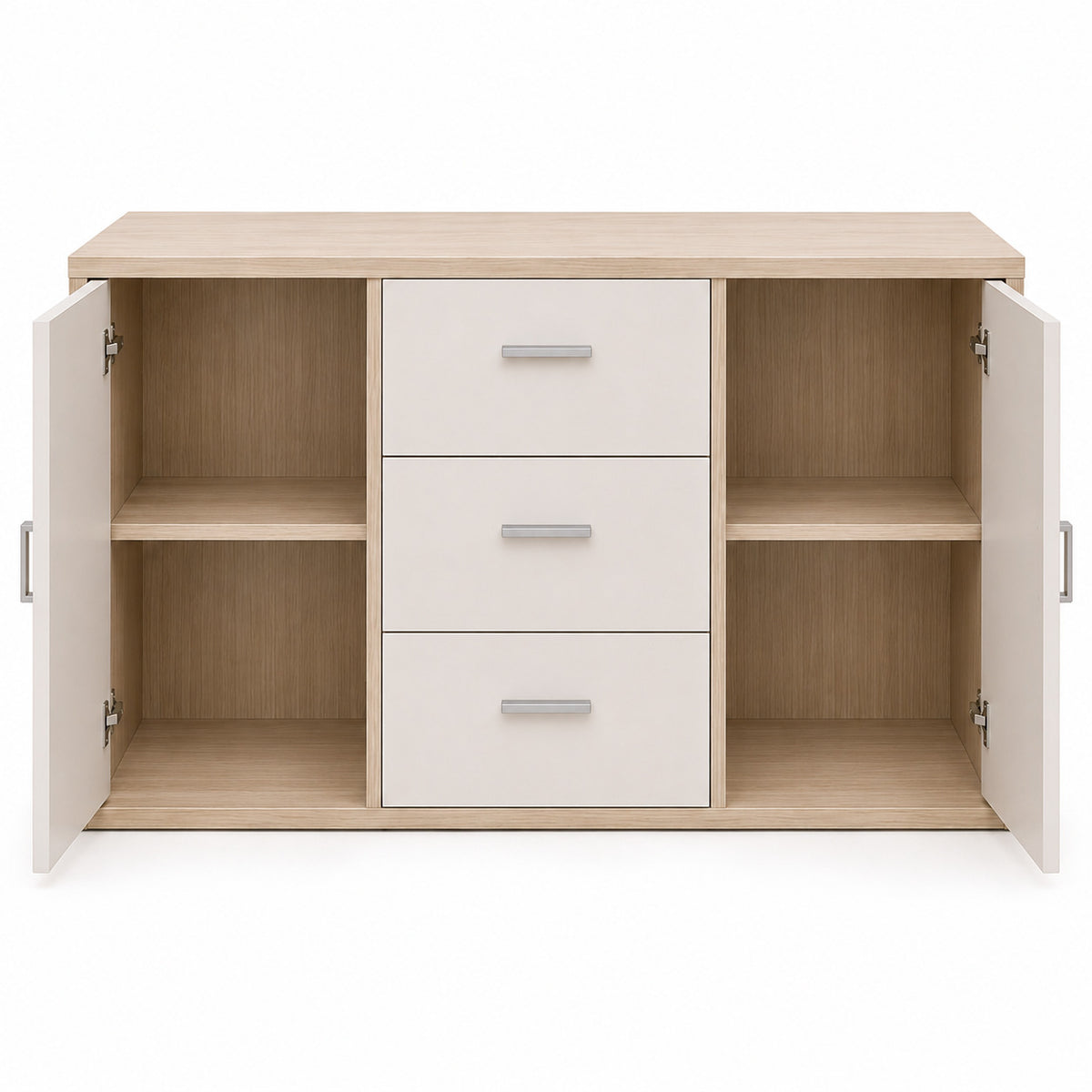 Comoda moderno de melamina - BROWN - FAMUZE