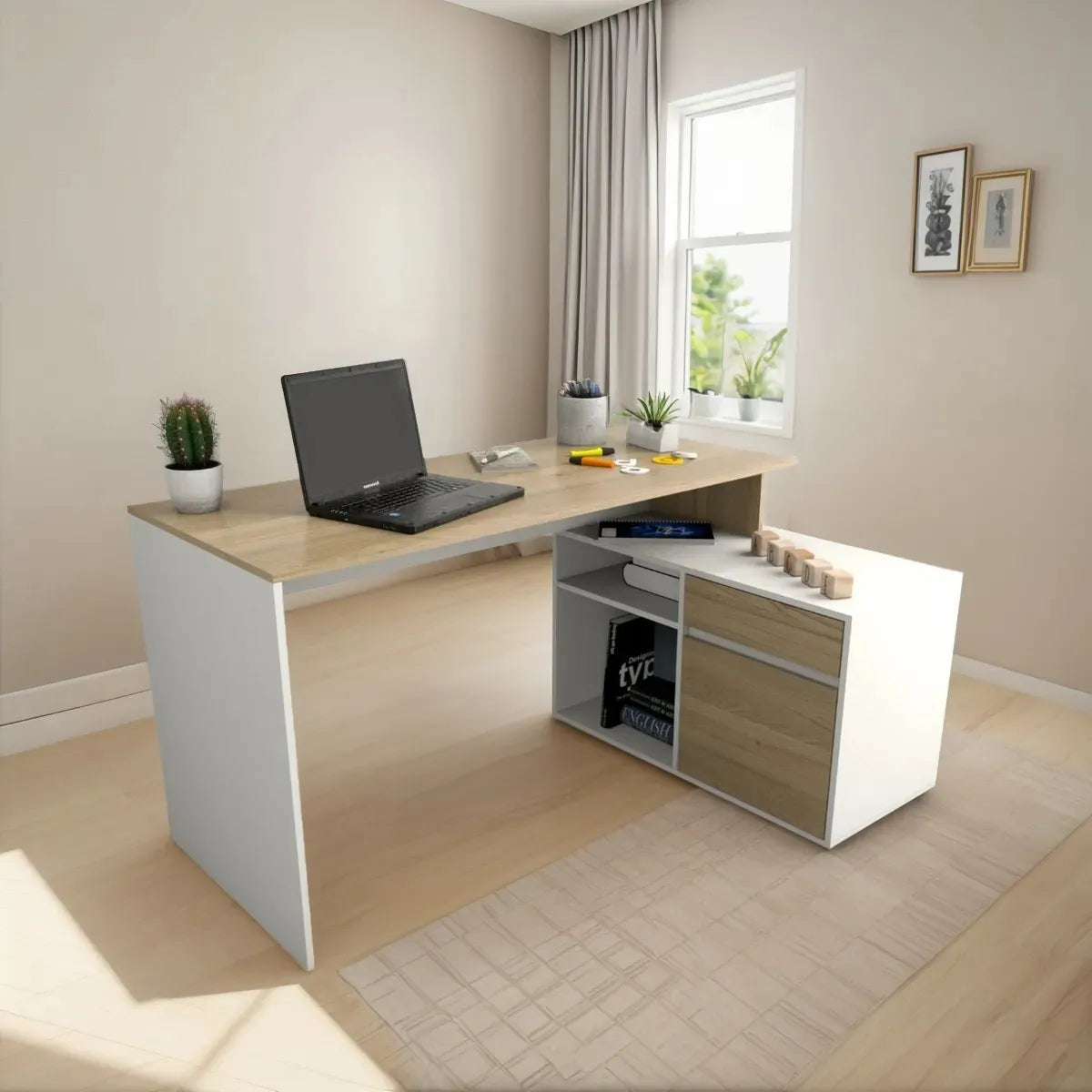 Escritorio en L O Recto-Nessa