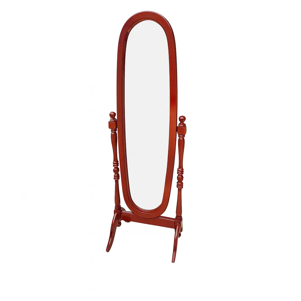 Espejo Ovalado Cuerpo completo Madera Cedro - FAMUZE FAMUZE