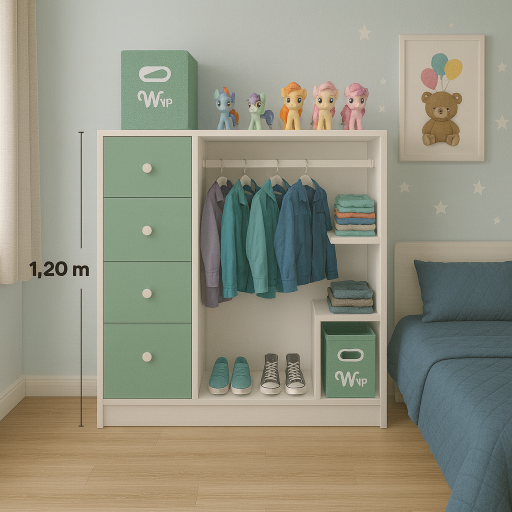 ropero de melamina - KIDS FAMUZE