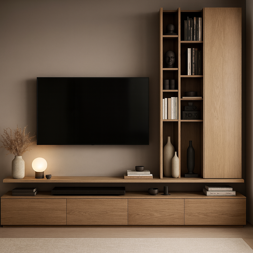 Centro de entretenimiento - WOOD FAMUZE