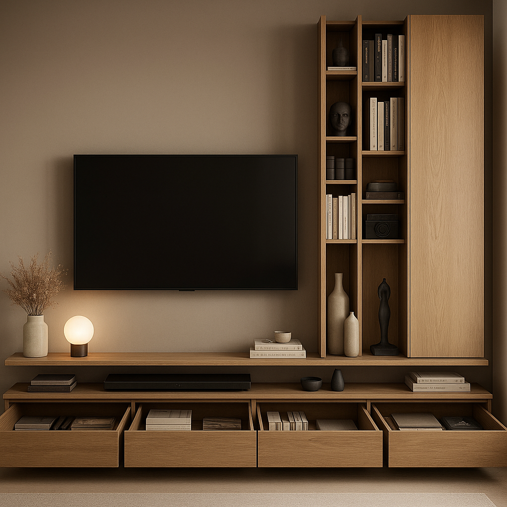 Centro de entretenimiento - WOOD FAMUZE