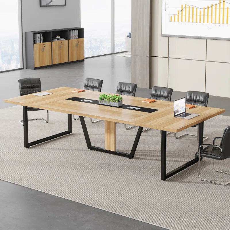 Mesa de Directorio con base metálico - MARANELLO