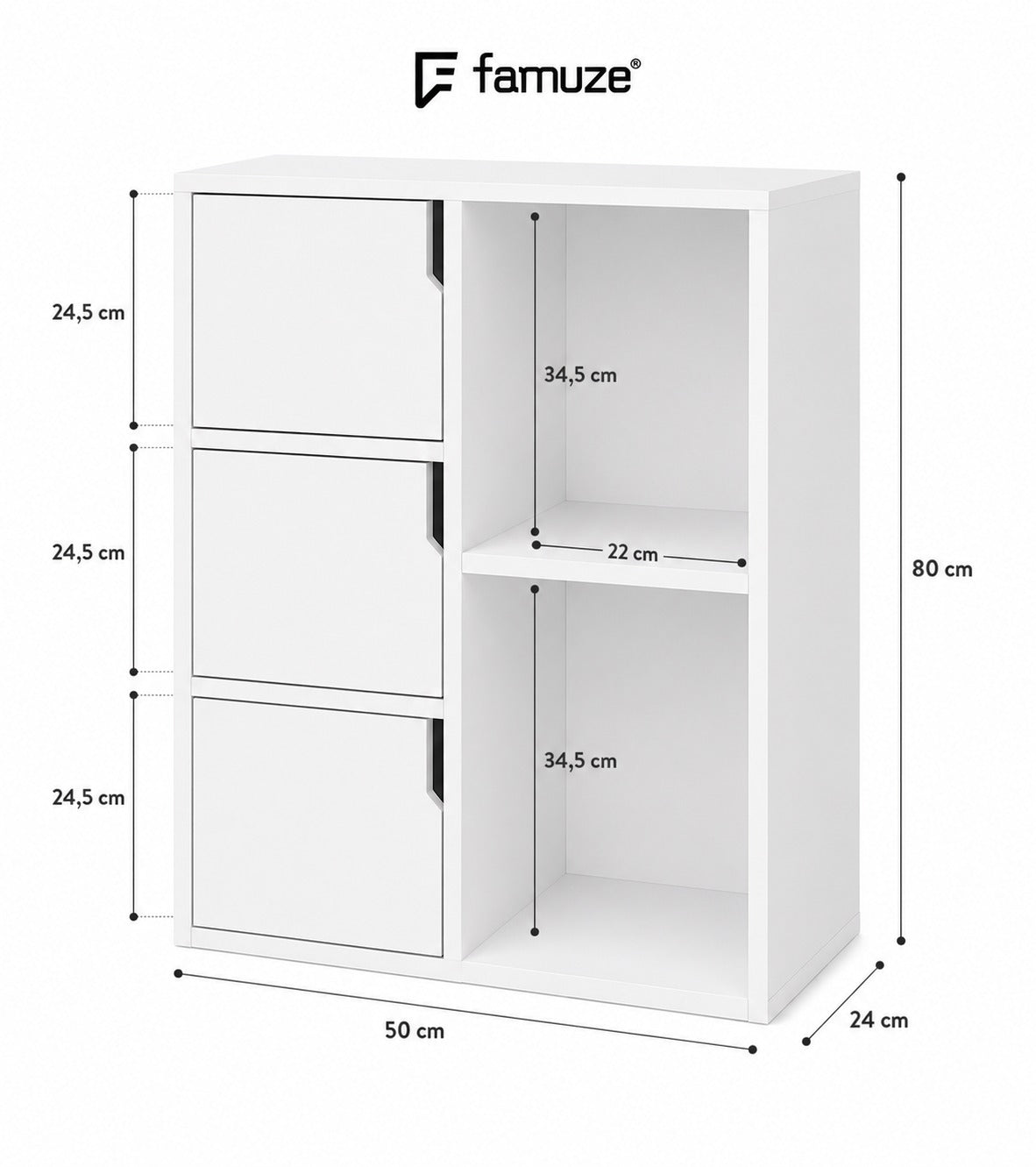Muebles organizadores moderno - PRUM - FAMUZE