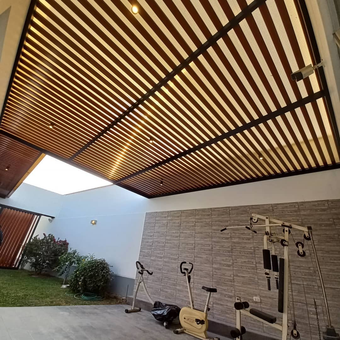 Pérgola de madera para patio - MAÉVA