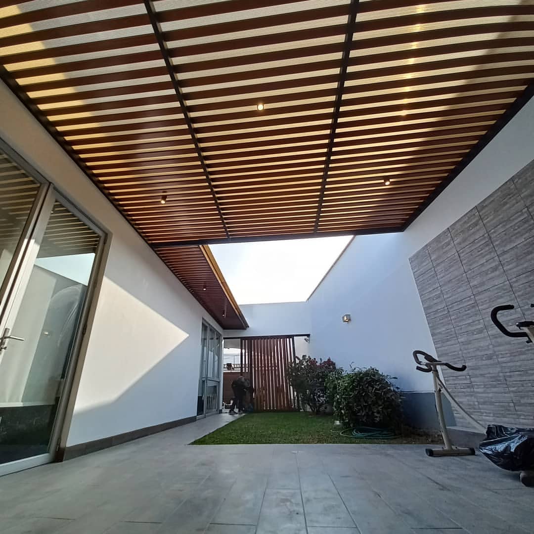 Pérgola de madera para patio - MAÉVA