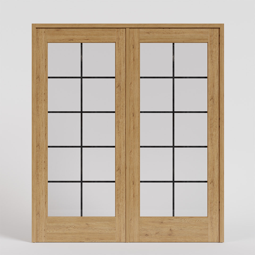Puerta para exterior de madera - AMATO