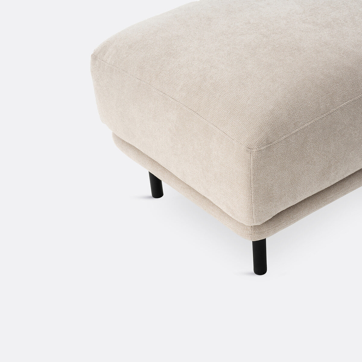 Puff Beige grisaceo- TYRELL