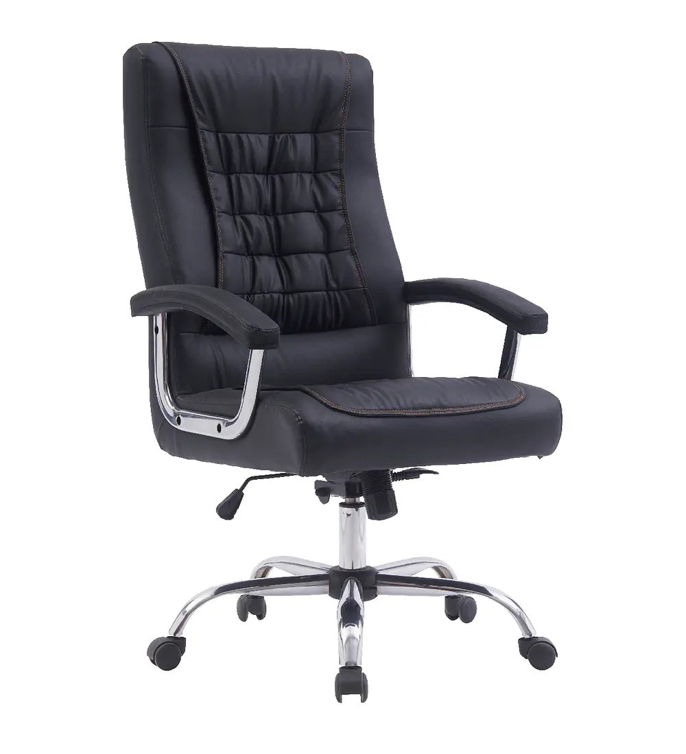 Silla Giratoria Presidencial Ergonómica Hilos Dorados RTA-2024 VENSO