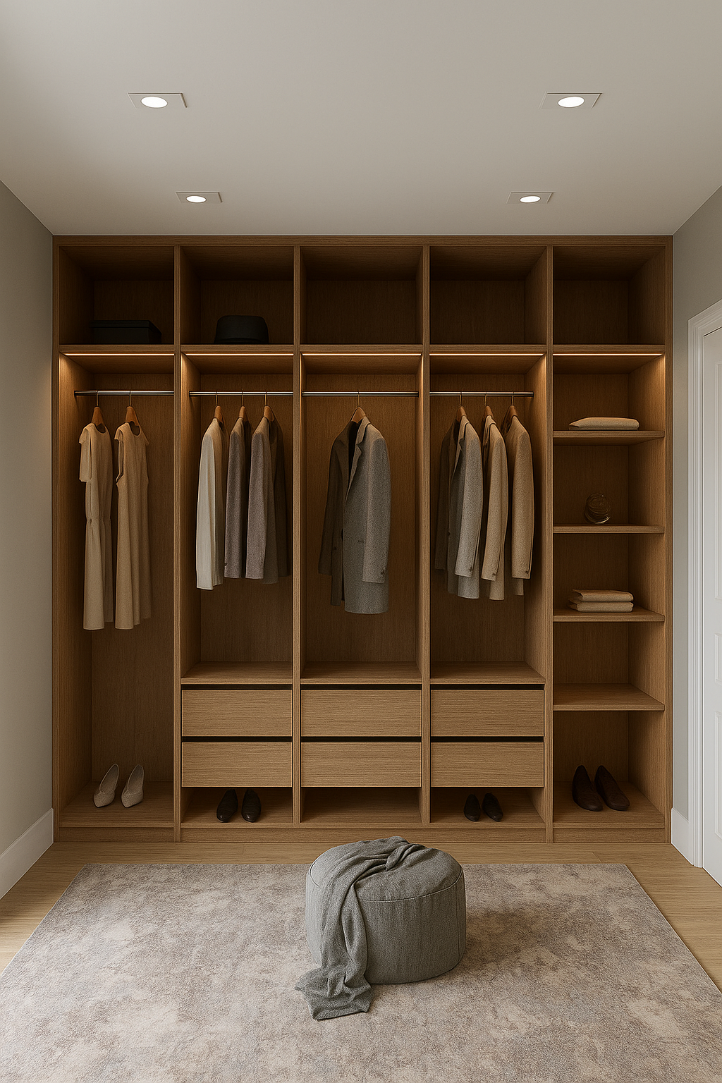 Walking closet de melamina - RUDE FAMUZE