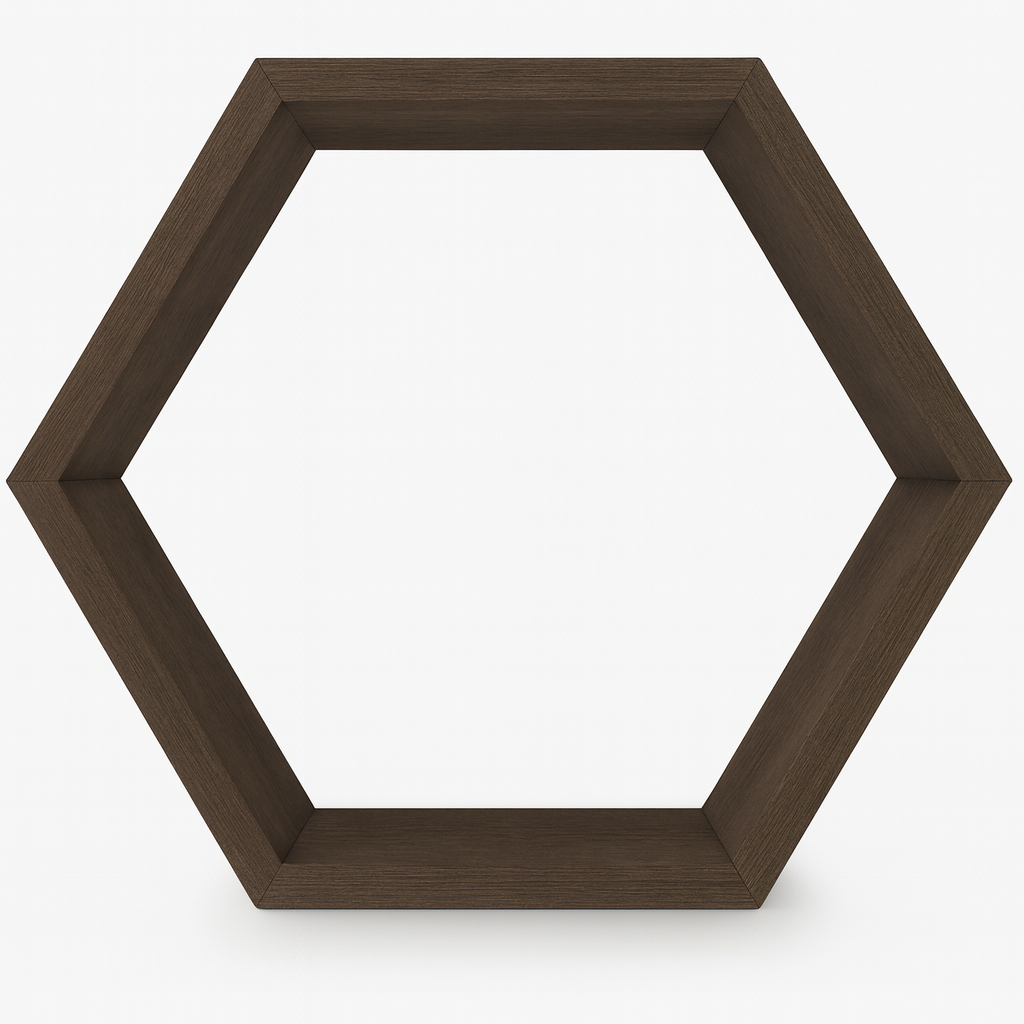 Repisa Hexagonal Flotante