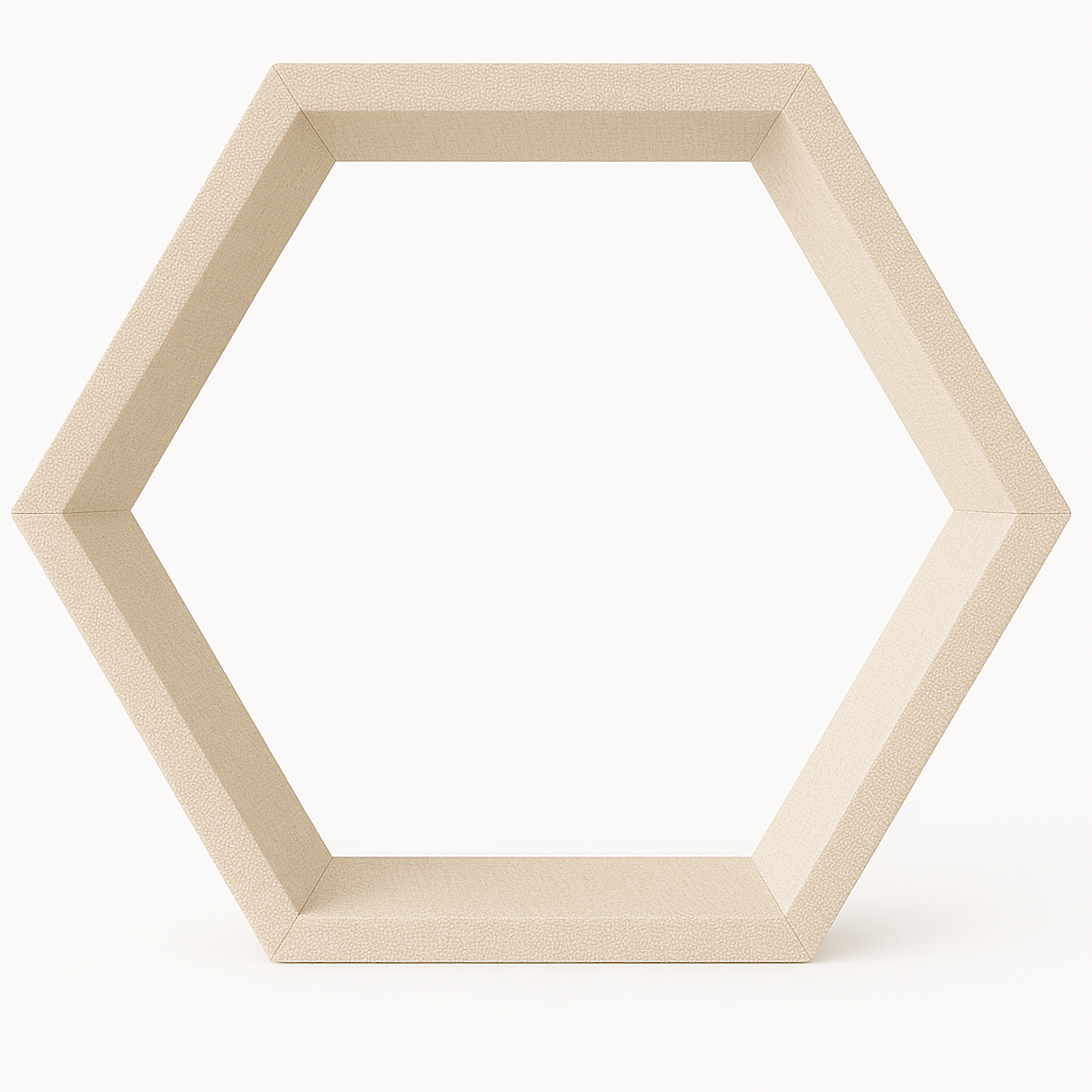 Repisa Hexagonal Flotante