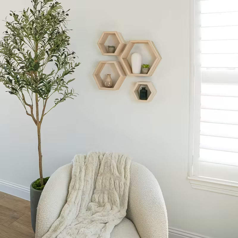 Repisa Hexagonal Flotante