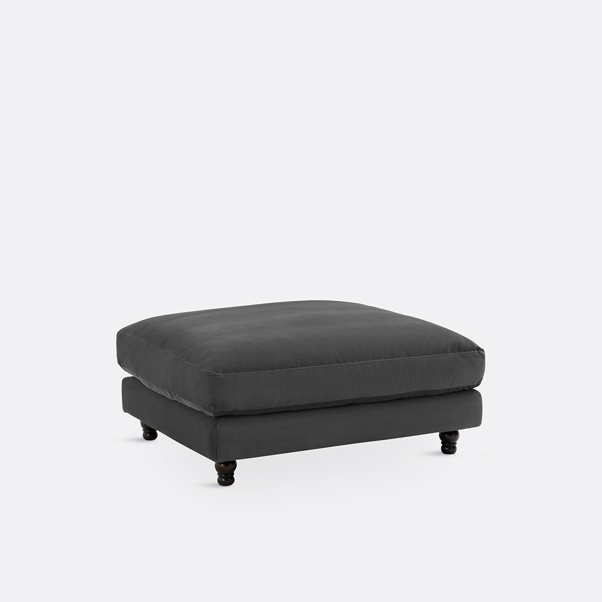 Reposapiés Puff Gris Oscuro - SOGNO