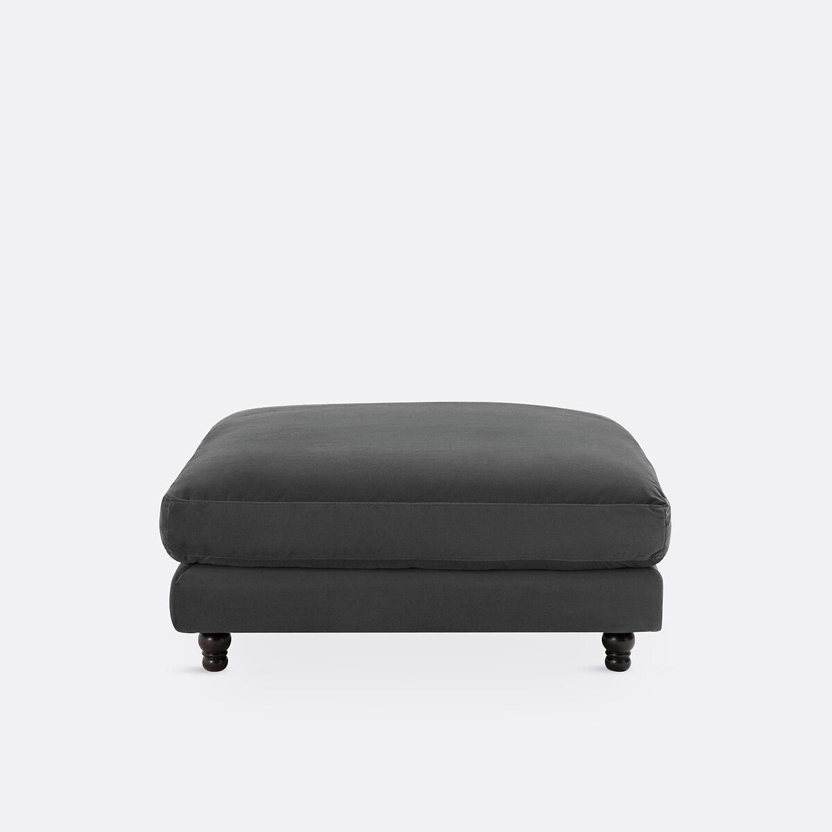 Reposapiés Puff Gris Oscuro - SOGNO