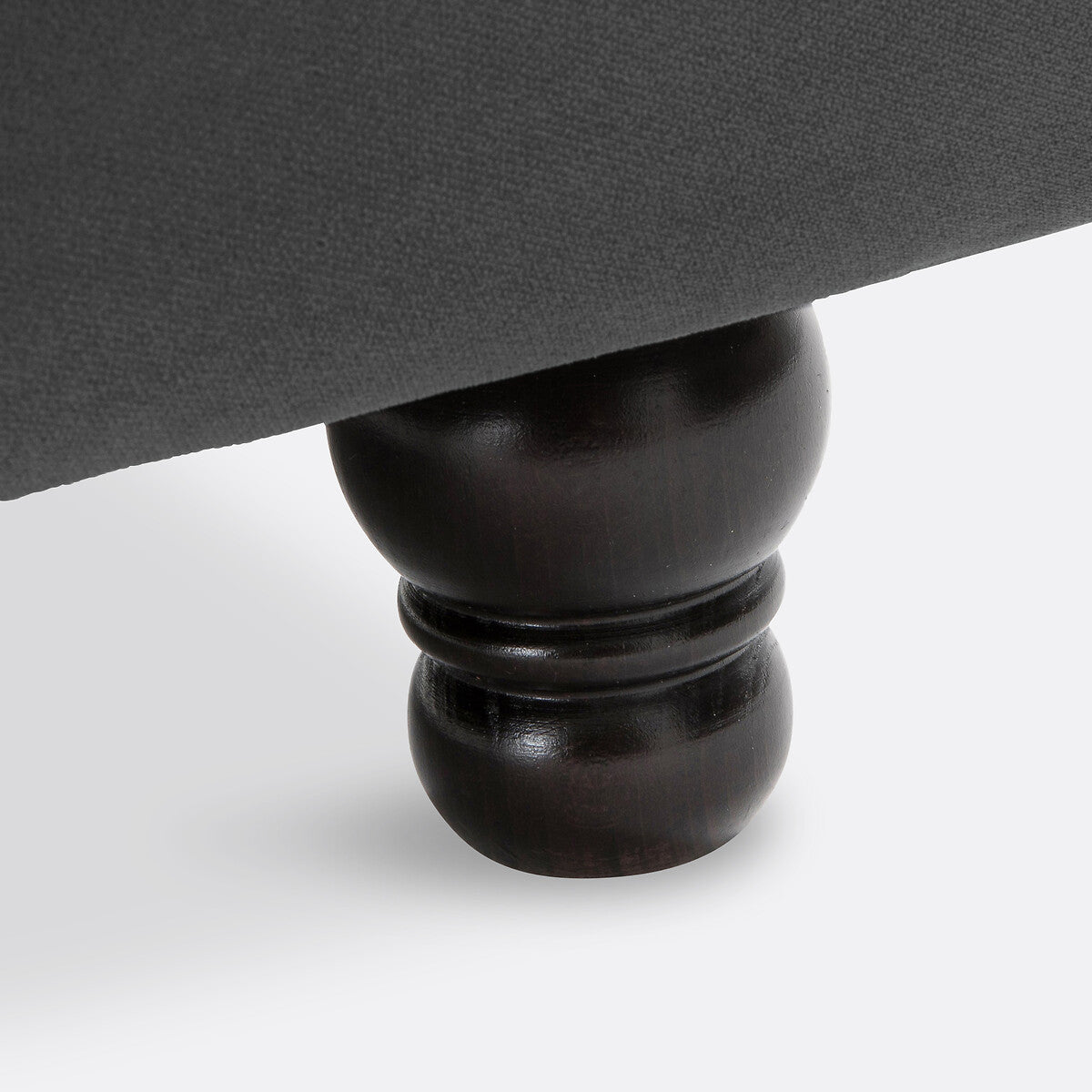 Reposapiés Puff Gris Oscuro - SOGNO