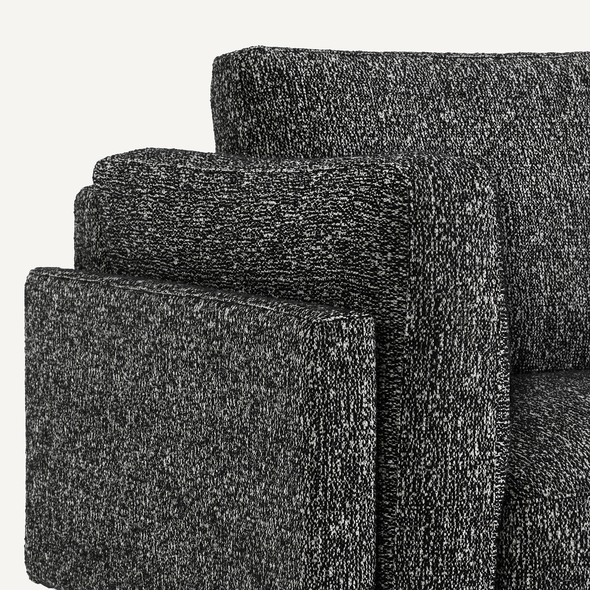 Sofa 2, 3, 4 plazas Negro- LYANNA