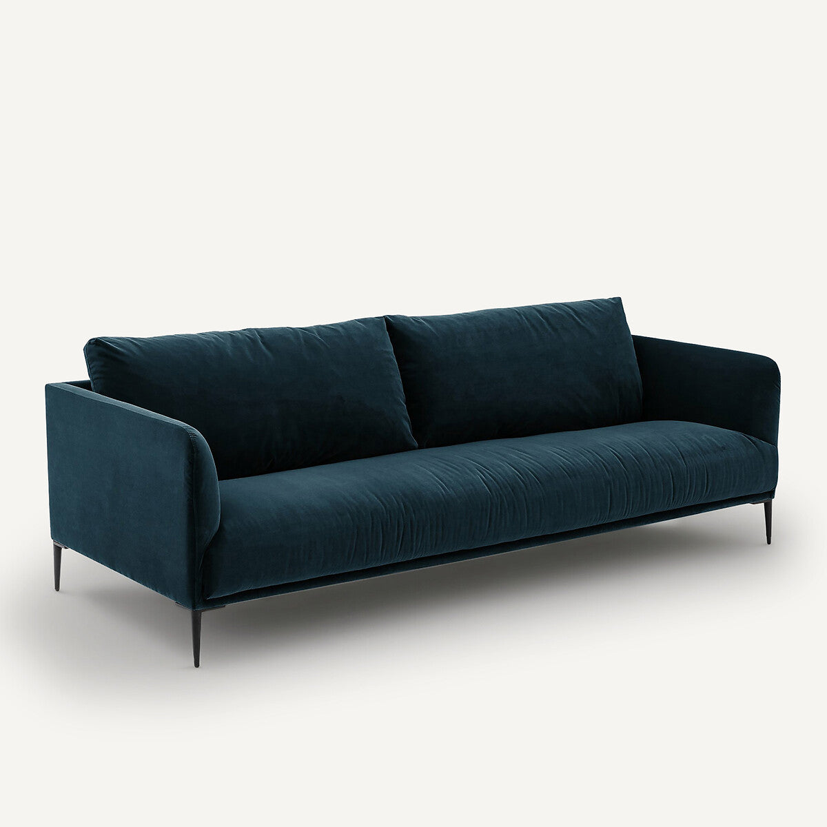 Sofa 3 4 Plazas Azul pavo real - FRATELLI