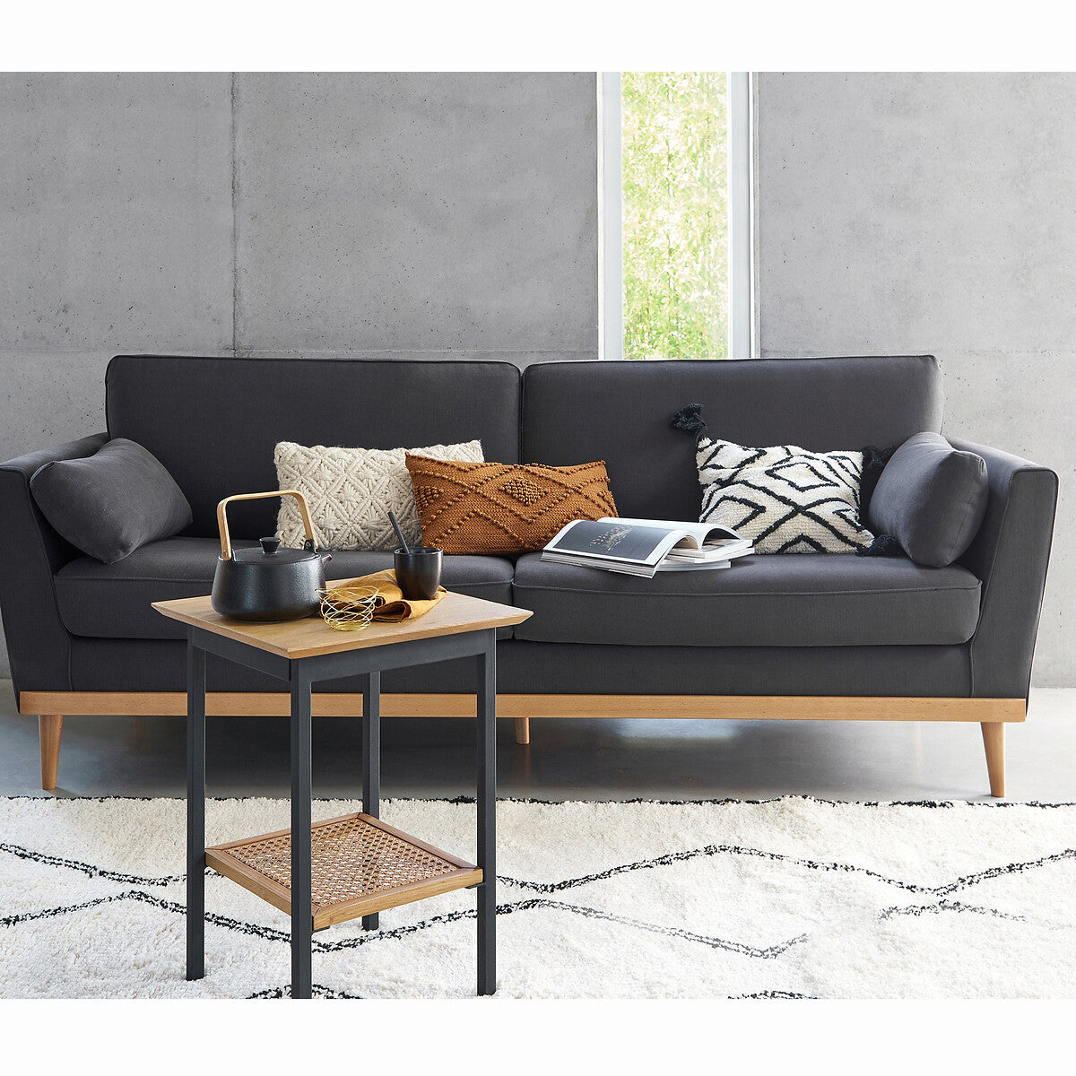 Sofá Antracita - TORMUND