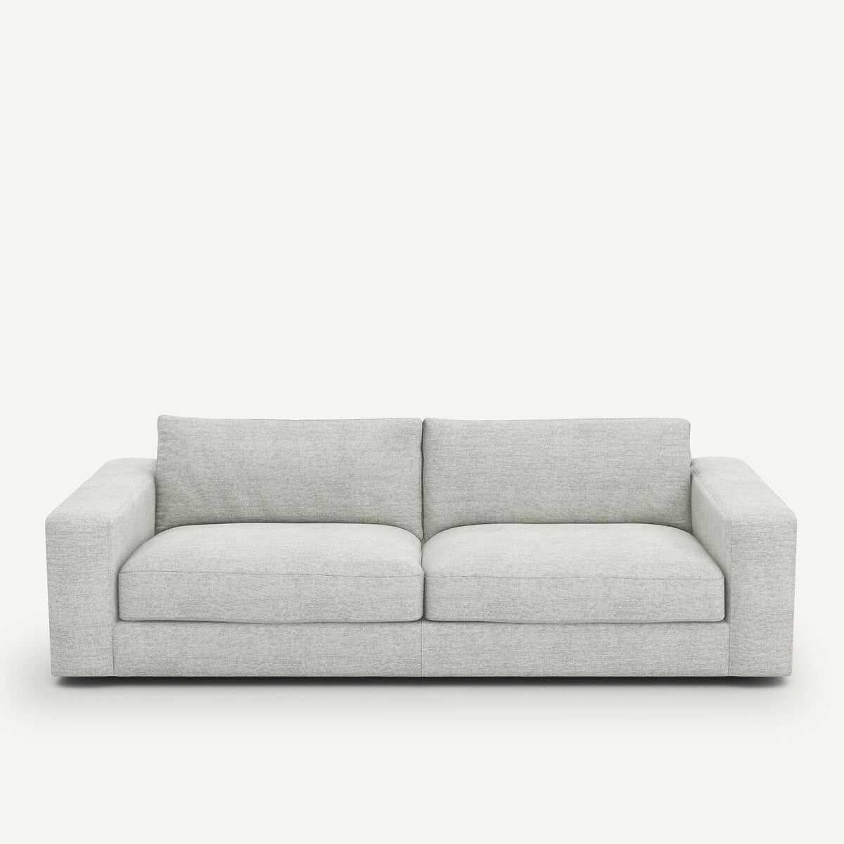 Sofá de terciopelo Gris claro - BAELA