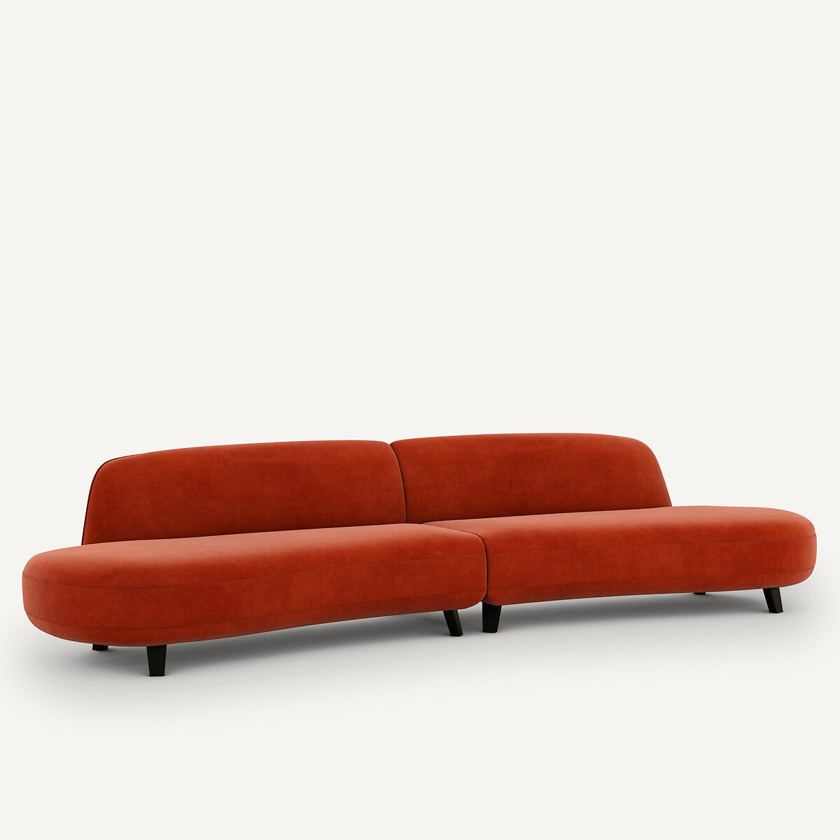 Sofa Rojo cinabrio-BEESBURY