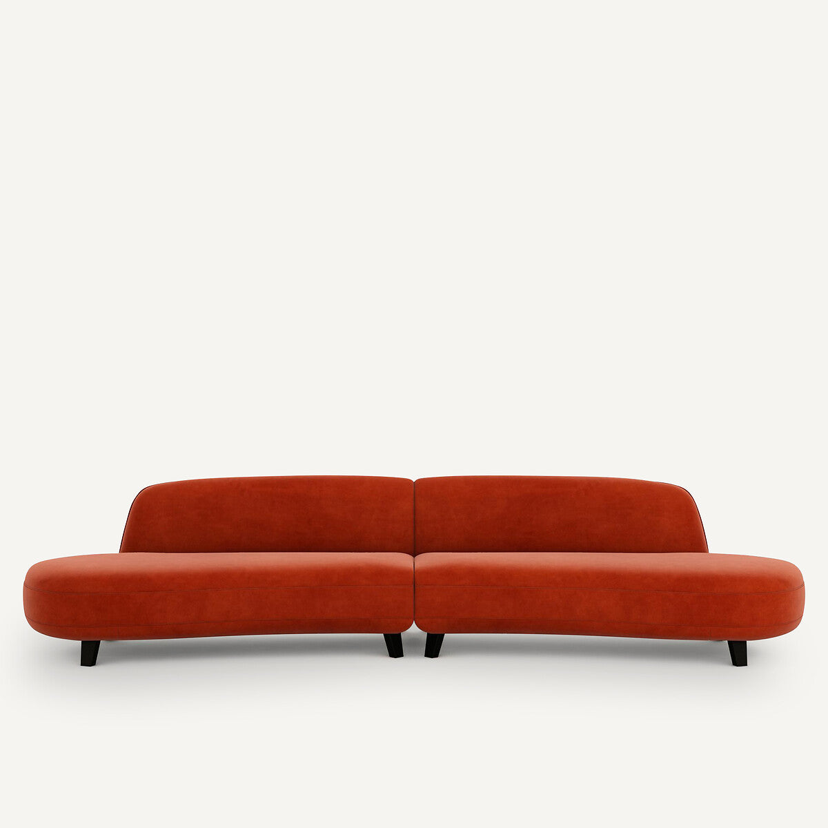 Sofa Rojo cinabrio-BEESBURY