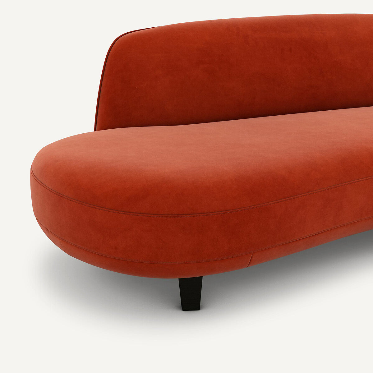 Sofa Rojo cinabrio-BEESBURY