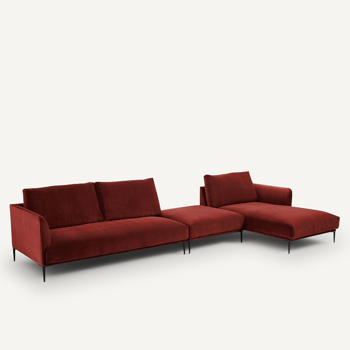 Sofa Rojo cinabrio - FRATELLI