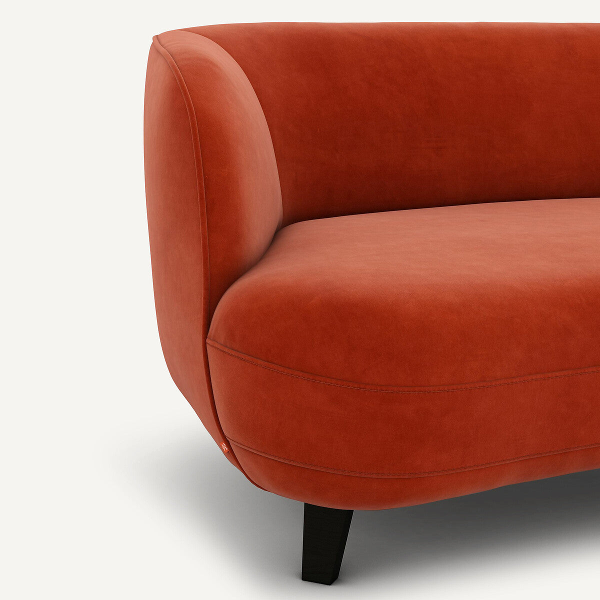 Sofa XS Rojo cinabrio - BEESBURY