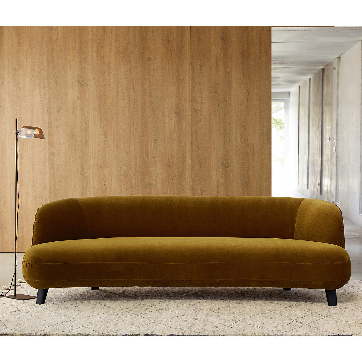 Sofa de 3P Mostaza-BEESBURY