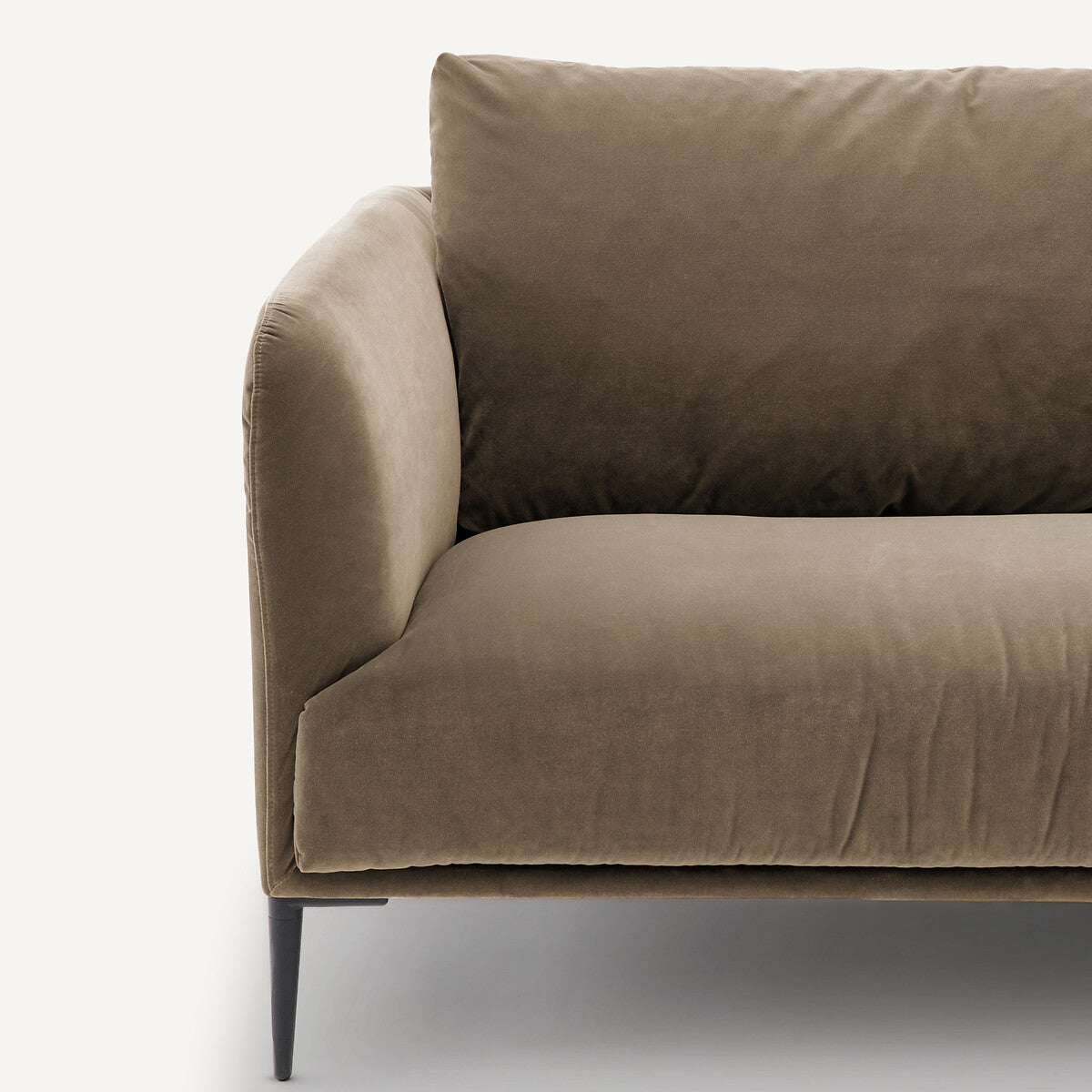 Sofa de dos plazas Azul Beige ceniza - FRATELLI