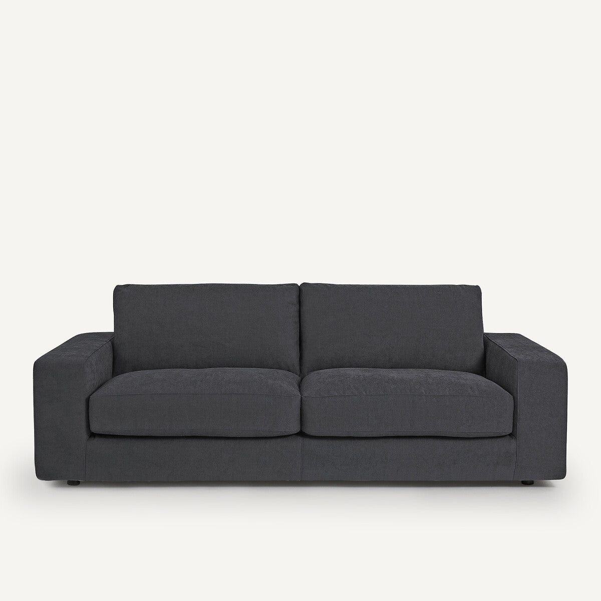 Sofá de terciopelo Gris oscuro - BAELA