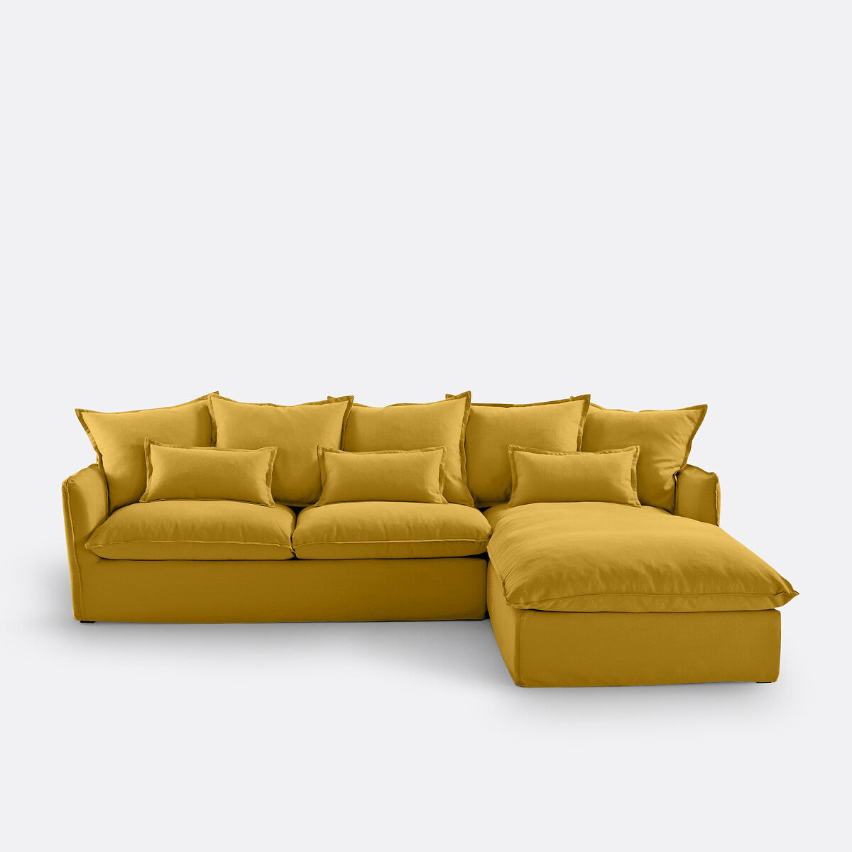 Sofá seccional Amarillo Mostaza  - GIARDINI