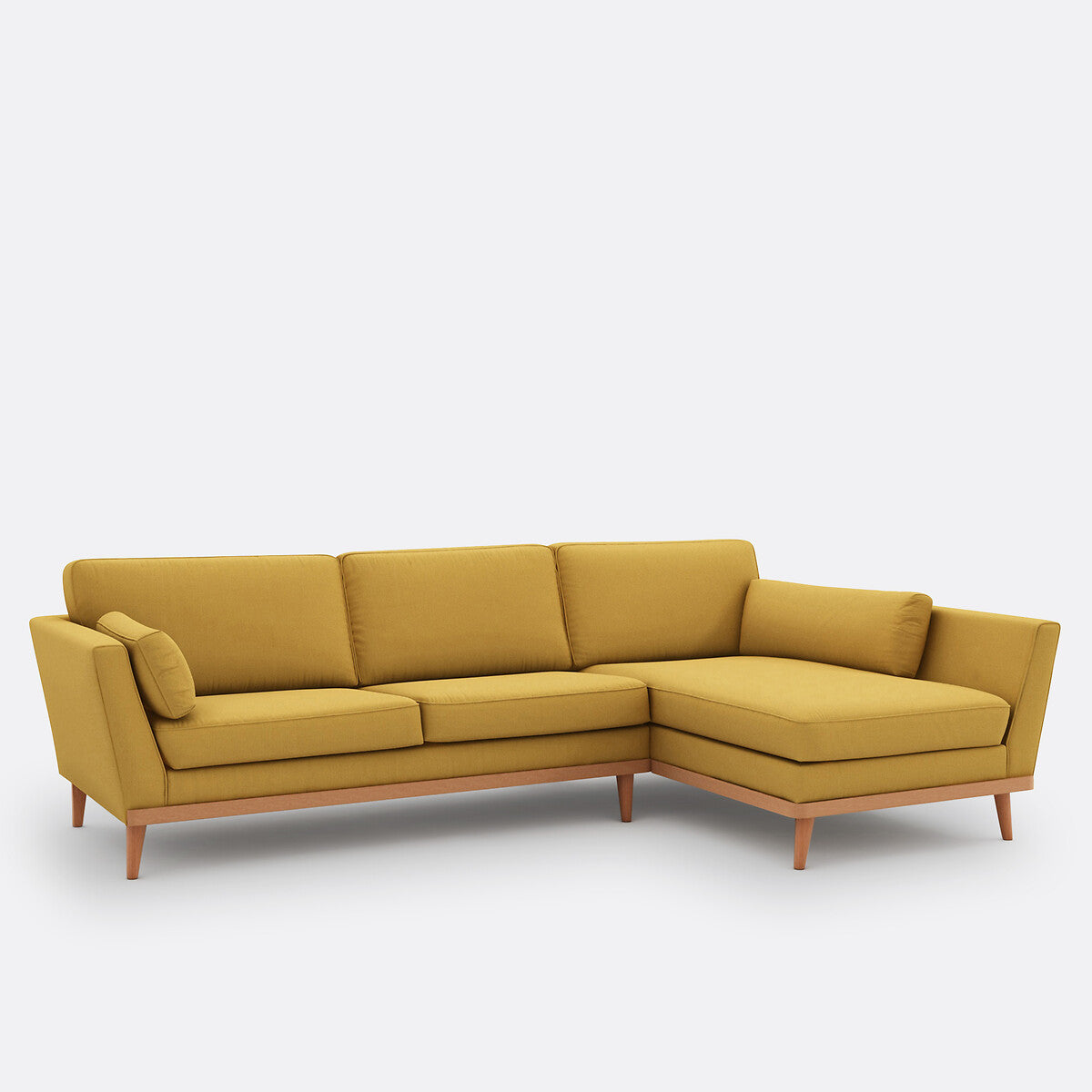 Sofá seccional Amarillo Mostaza - TORMUND