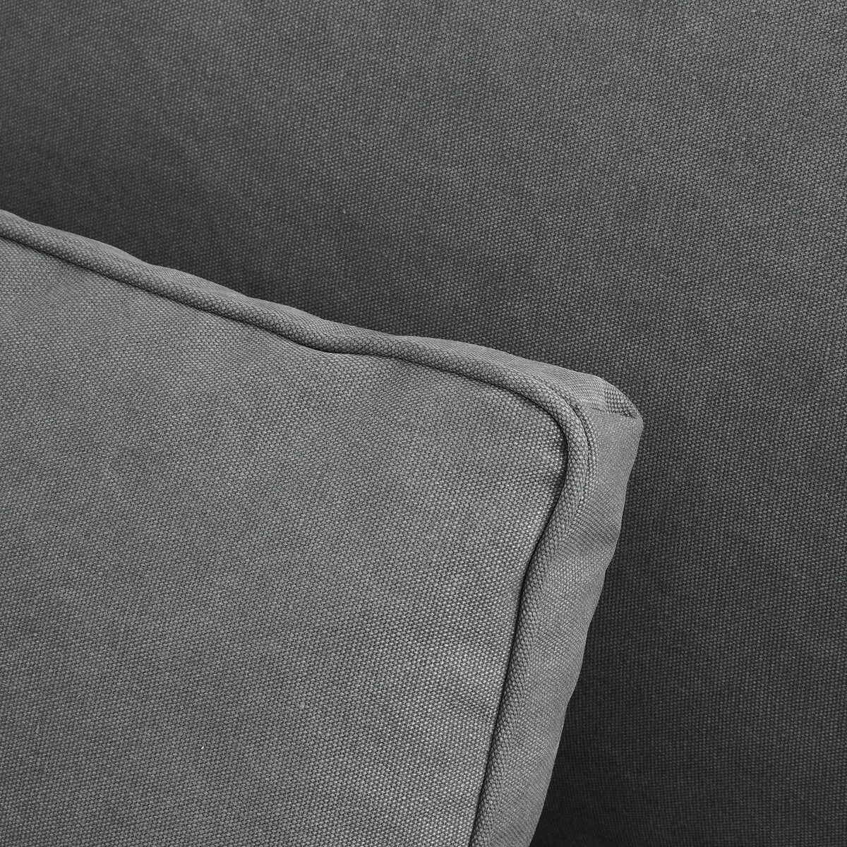 Sofá seccional Antracita - BAELISH