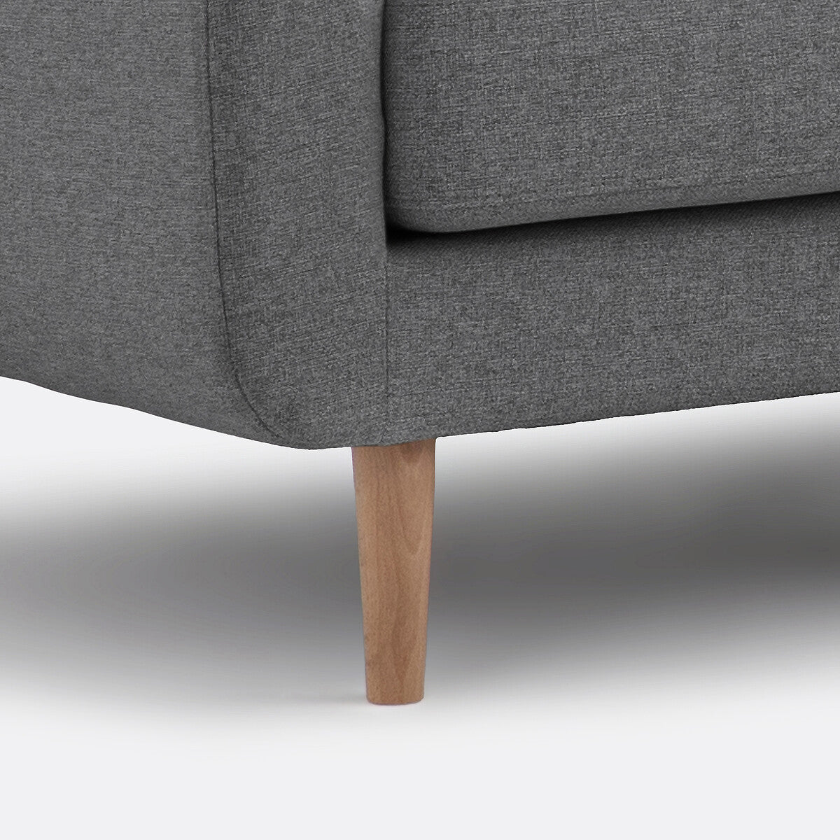 Sofá seccional Antracita - EDMURE