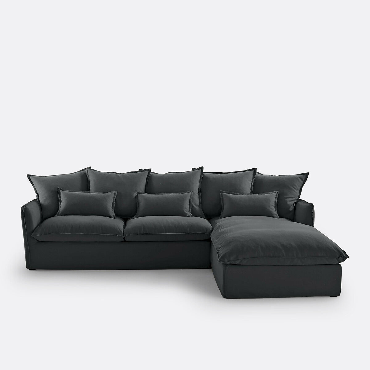 Sofá seccional Antracita - GIARDINI