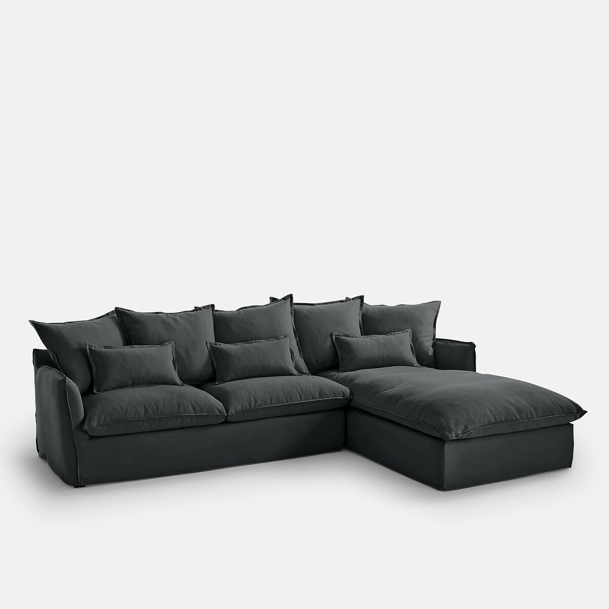 Sofá seccional Antracita - GIARDINI