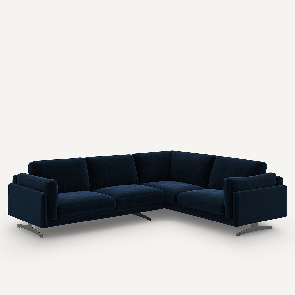 Sofá seccional Azul Oscuro - LYANNA