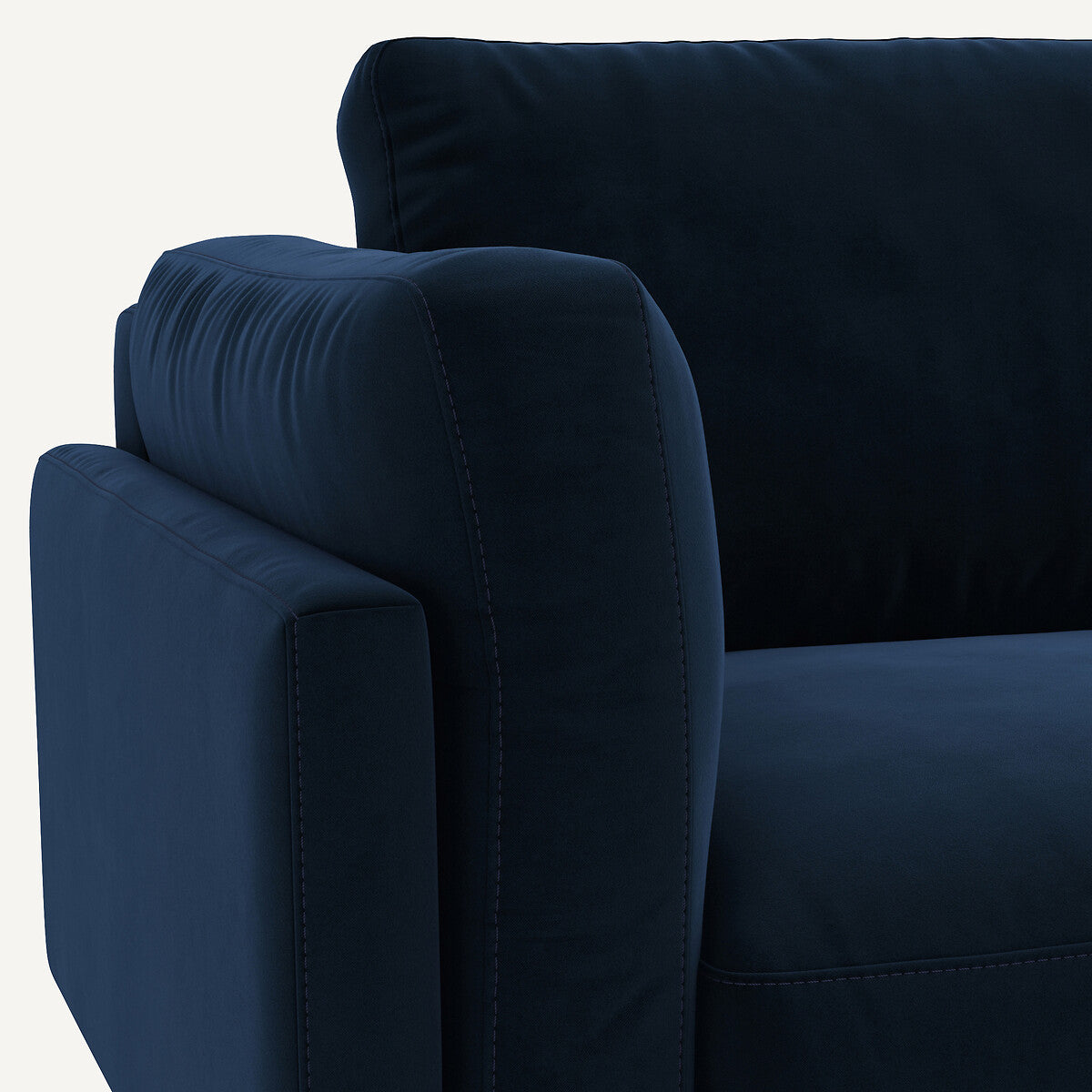 Sofá seccional Azul Oscuro - LYANNA