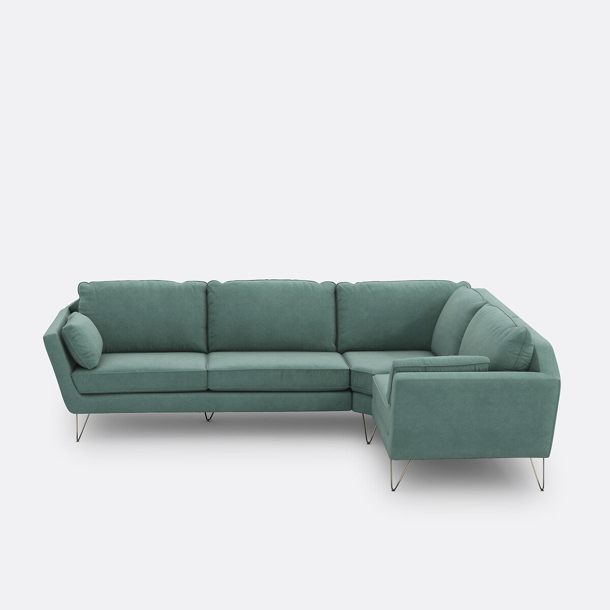 Sofa seccional Azul celedon - GREYJOY