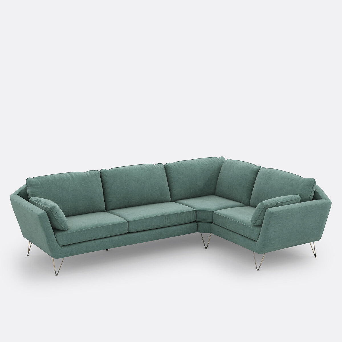 Sofa seccional Azul celedon - GREYJOY