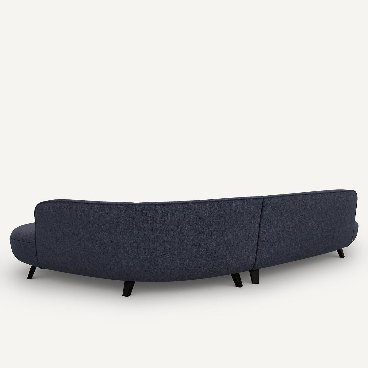 Sofá seccional Azul oscuro - BEESBURY
